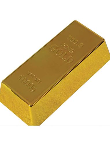 Lingote de Oro falso Tienda de disfraces online - Mercadisfraces