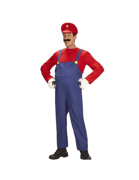 Disfraz Super Fontanero para hombre Tienda de disfraces online - Mercadisfraces