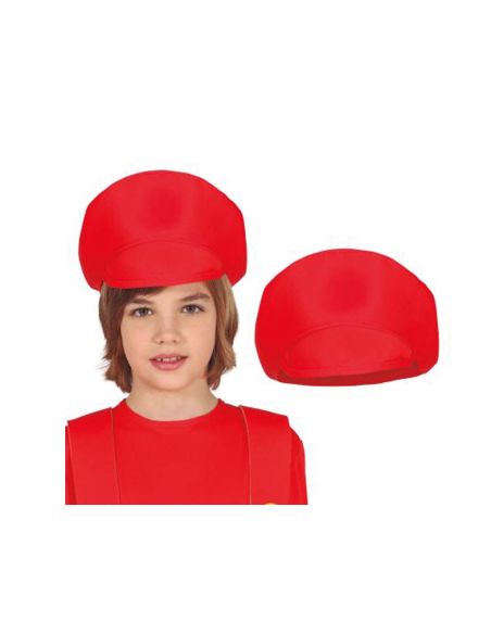 Gorra fontanero roja infantil Tienda de disfraces online - Mercadisfraces