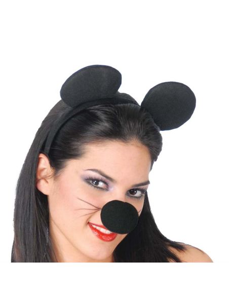 Diadema Ratón Negro Tienda de disfraces online - Mercadisfraces