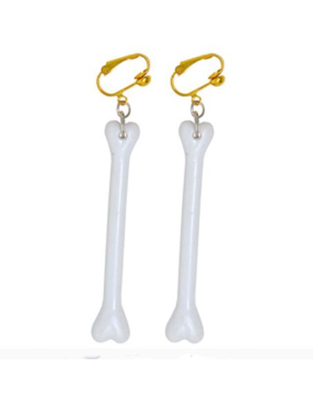 Pendientes huesos Tienda de disfraces online - Mercadisfraces Pendientes huesos Tienda de disfraces online - Mercadisfraces