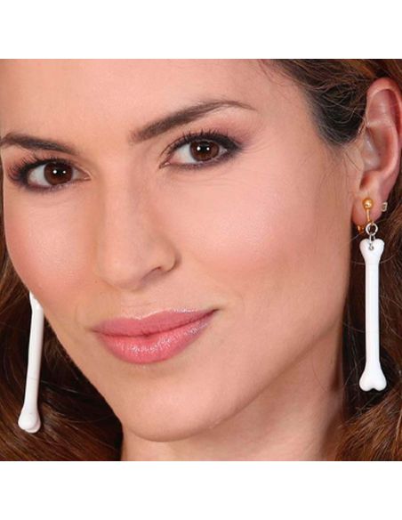 Pendientes huesos Tienda de disfraces online - Mercadisfraces Pendientes huesos Tienda de disfraces online - Mercadisfraces