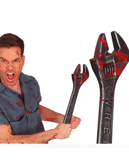 Llave Inglesa con Sangre Tienda de disfraces online - Mercadisfraces
