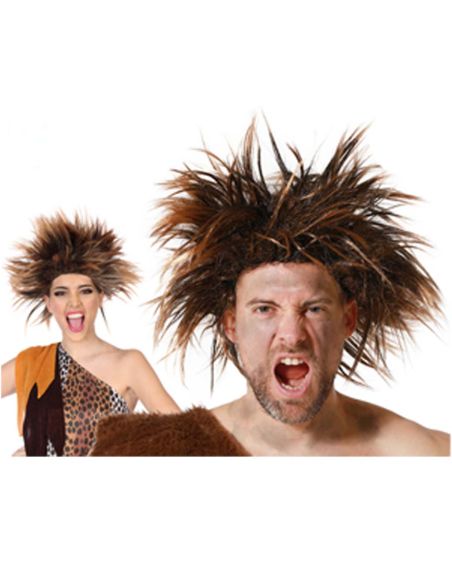 Peluca Cavernícola Tienda de disfraces online - Mercadisfraces