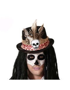 Sombrero Vudú negro Tienda de disfraces online - Mercadisfraces