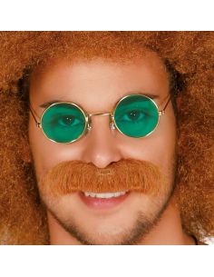 Gafas Hippie verde Tienda de disfraces online - Mercadisfraces