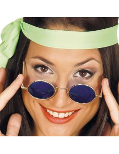 Gafas Hippie Azul Tienda de disfraces online - Mercadisfraces