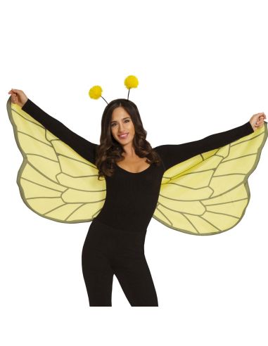 Alas de abeja con diadema Tienda de disfraces online - Mercadisfraces