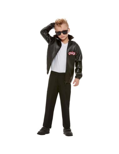 Cazadora Negra de Grease infantil Tienda de disfraces online - Mercadisfraces