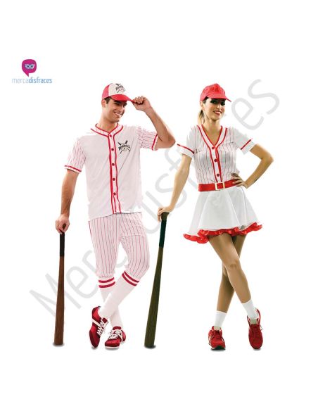 Disfraces Grupos Pareja Béisbol Tienda de disfraces online - Mercadisfraces