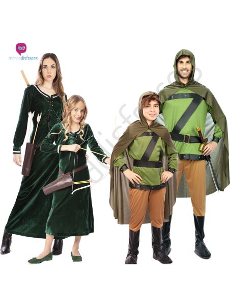 Disfraces Grupo de Arqueros Tienda de disfraces online - Mercadisfraces