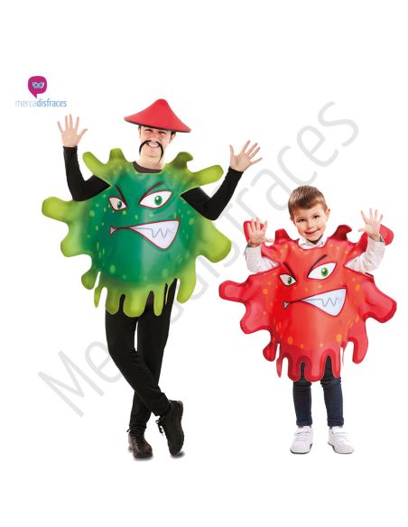 Disfraces Grupo Emoticono Virus Tienda de disfraces online - Mercadisfraces