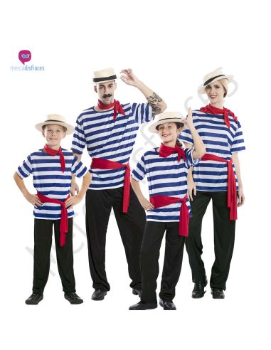 Disfraces de Grupo Gondoleros | Adultos e Infantiles | Mercadisfraces