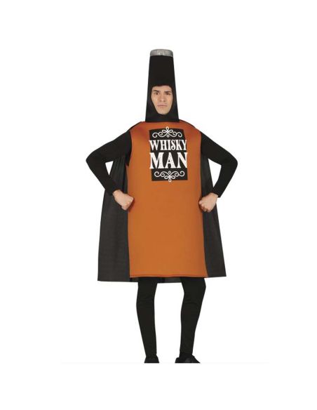 Disfraz Botella Whisky Man Tienda de disfraces online - Mercadisfraces