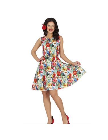 Disfraz Vestido Tropical Adulta Tienda de disfraces online - Mercadisfraces