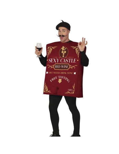 Disfraz Cartón de Vino Tienda de disfraces online - Mercadisfraces