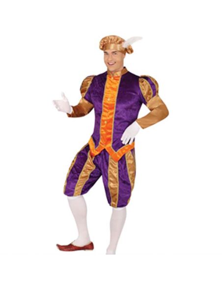 Disfraz Paje Púrpura Tienda de disfraces online - Mercadisfraces