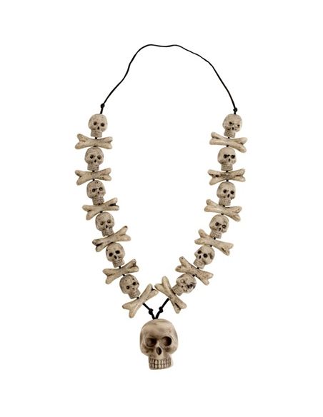Collar Huesos Tienda de disfraces online - Mercadisfraces Collar Huesos Tienda de disfraces online - Mercadisfraces