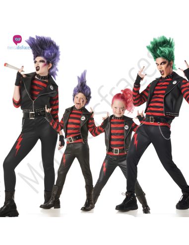 Disfraces Grupo Punk Tienda de disfraces online - Mercadisfraces