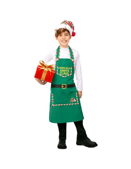 Disfraz Delantal Elfo Infantil Tienda de disfraces online - Mercadisfraces Disfraz Delantal Elfo Infantil Tienda de disfraces online - Mercadisfraces