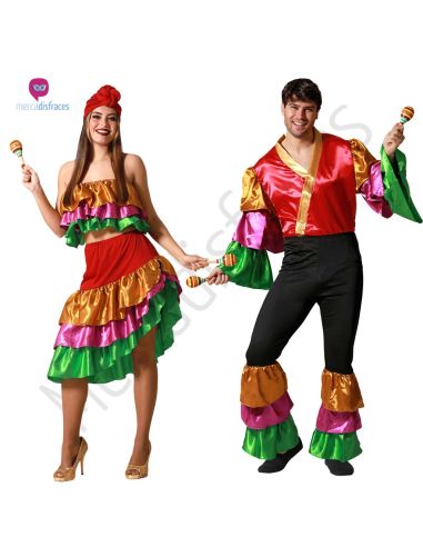 Disfraz Pareja Rumberos Tienda de disfraces online - Mercadisfraces
