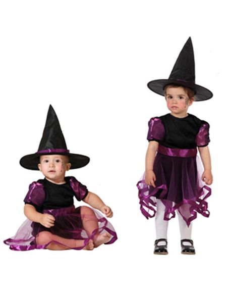 Disfraz Bruja Bebe Morado Tienda de disfraces online - Mercadisfraces Disfraz Bruja Bebe Morado Tienda de disfraces online - Mercadisfraces