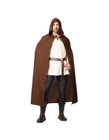 Capa Medieval Marrón Tienda de disfraces online - Mercadisfraces