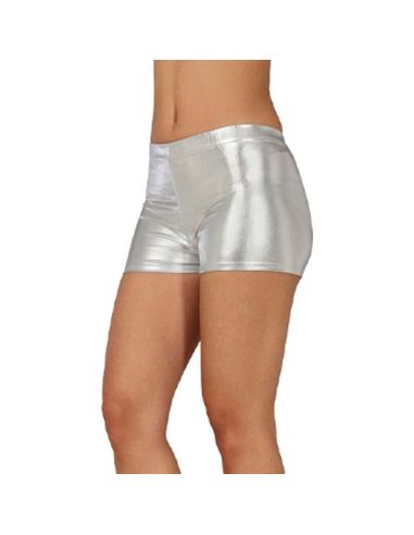 Shorts Metálicos Plata Tienda de disfraces online - Mercadisfraces