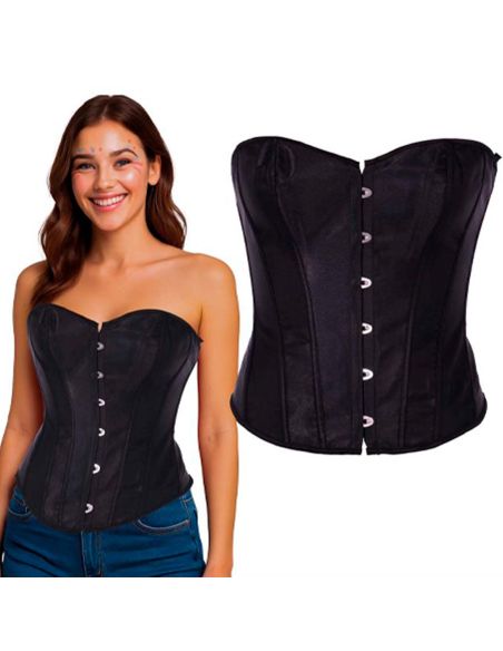 Corpiño Liso Negro Tienda de disfraces online - Mercadisfraces Corpiño Liso Negro Tienda de disfraces online - Mercadisfraces