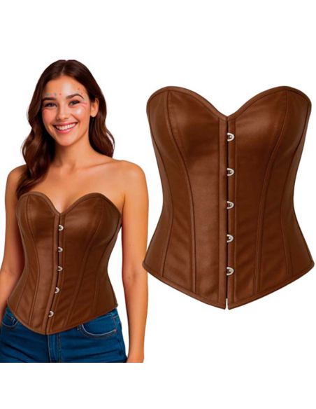 Corpiño Liso Marrón Tienda de disfraces online - Mercadisfraces Corpiño Liso Marrón Tienda de disfraces online - Mercadisfraces