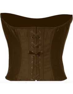 Corpiño Liso Marrón Tienda de disfraces online - Mercadisfraces 2