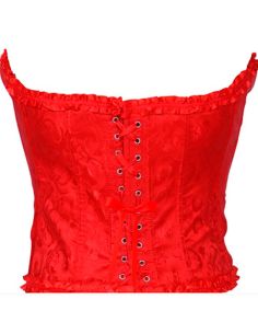 Corpiño Puntilla Rojo Tienda de disfraces online - Mercadisfraces 2