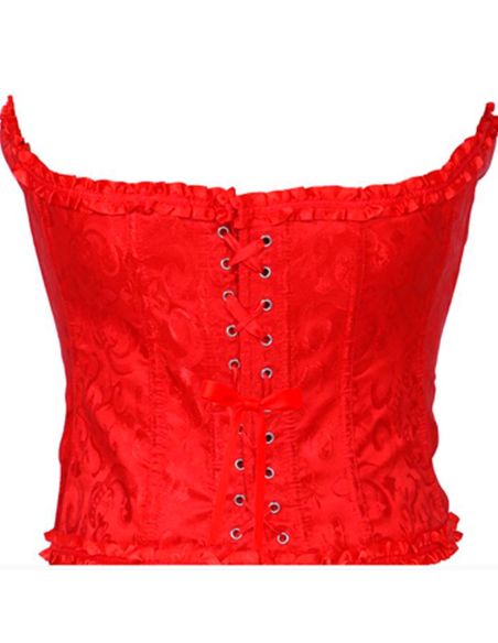 Corpiño Puntilla Rojo Tienda de disfraces online - Mercadisfraces Corpiño Puntilla Rojo Tienda de disfraces online - Mercadisfraces