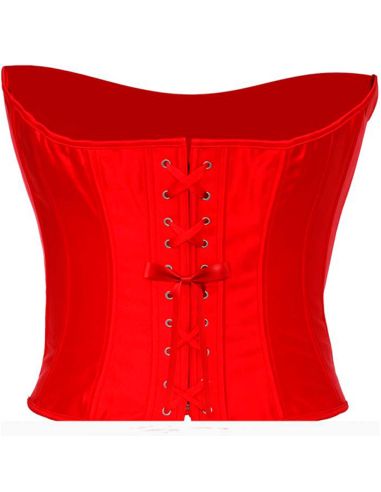 Corpiño Liso Rojo Tienda de disfraces online - Mercadisfraces