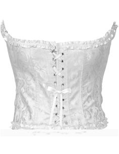Corpiño Puntilla Blanco Tienda de disfraces online - Mercadisfraces 2