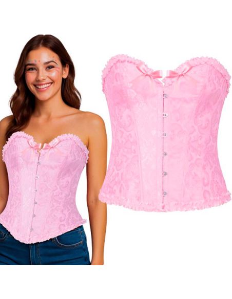 Corpiño Puntilla Rosa Tienda de disfraces online - Mercadisfraces Corpiño Puntilla Rosa Tienda de disfraces online - Mercadisfraces