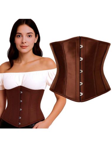 Corset Marrón Tienda de disfraces online - Mercadisfraces