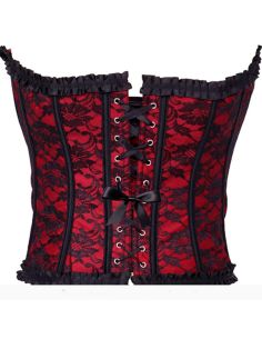 Corpiño Burdeos Tienda de disfraces online - Mercadisfraces 2