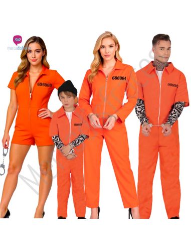Disfraces Grupo Convictos Tienda de disfraces online - Mercadisfraces