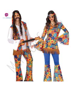 Disfraz Pareja Hippies Tienda de disfraces online - Mercadisfraces