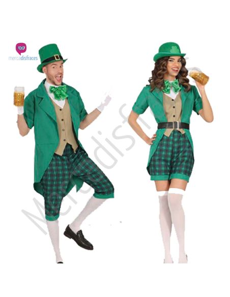 Disfraz Pareja St.Patrick Tienda de disfraces online - Mercadisfraces