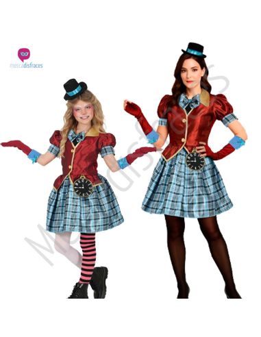 Disfraz Pareja Tic Tac Hatter Tienda de disfraces online - Mercadisfraces
