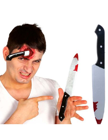 Cuchillo con sangre Tienda de disfraces online - Mercadisfraces