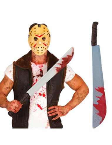 Mega Machete con Sangre Tienda de disfraces online - Mercadisfraces