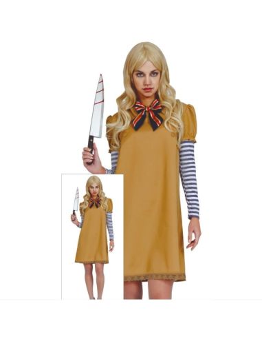 Disfraz muñeca Psycho Doll para mujer Tienda de disfraces online - Mercadisfraces