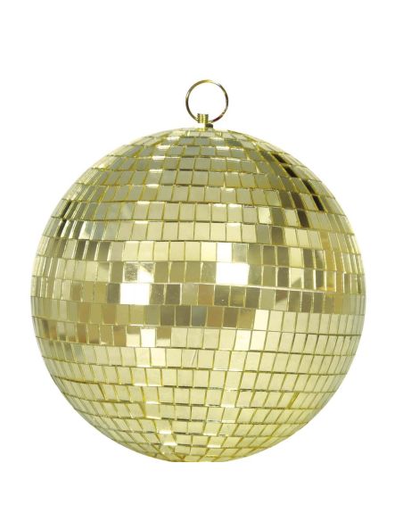 Bola Espejos Discoteca '70S Oro Tienda de disfraces online - Mercadisfraces