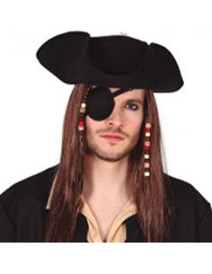Parche Pirata Tela  | Tienda de Disfraces Online | Mercadisfraces