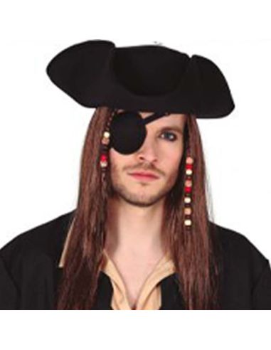 Parche Pirata Tela  | Tienda de Disfraces Online | Mercadisfraces