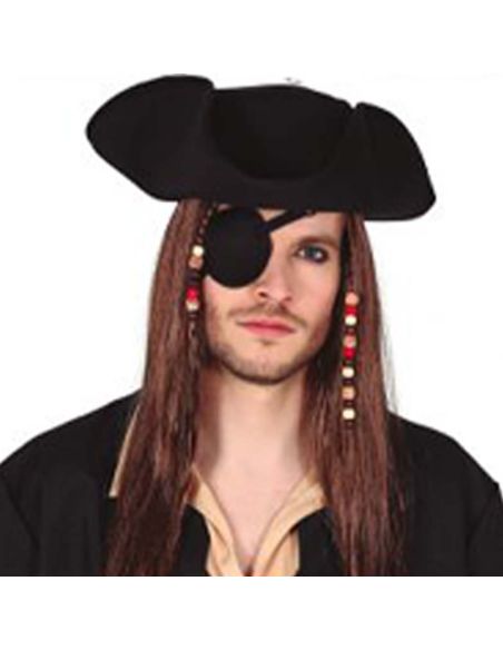 Parche Pirata Tela  | Tienda de Disfraces Online | Mercadisfraces