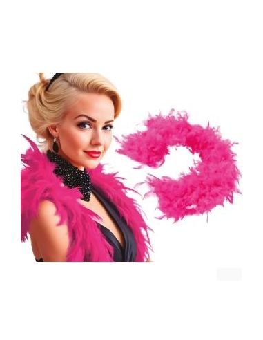 Boa color Fucsia Tienda de disfraces online - Mercadisfraces